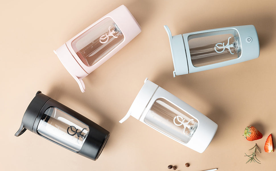 Gourde mixeur portable électrique, shaker pour sportifs