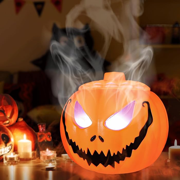 Diffuseur citrouille Halloween avec brume magique et LED