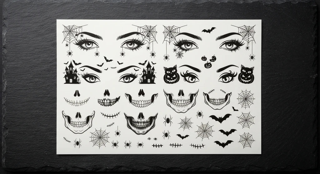 Tatouages Temporaires Halloween - Effet Horrible! - image 3