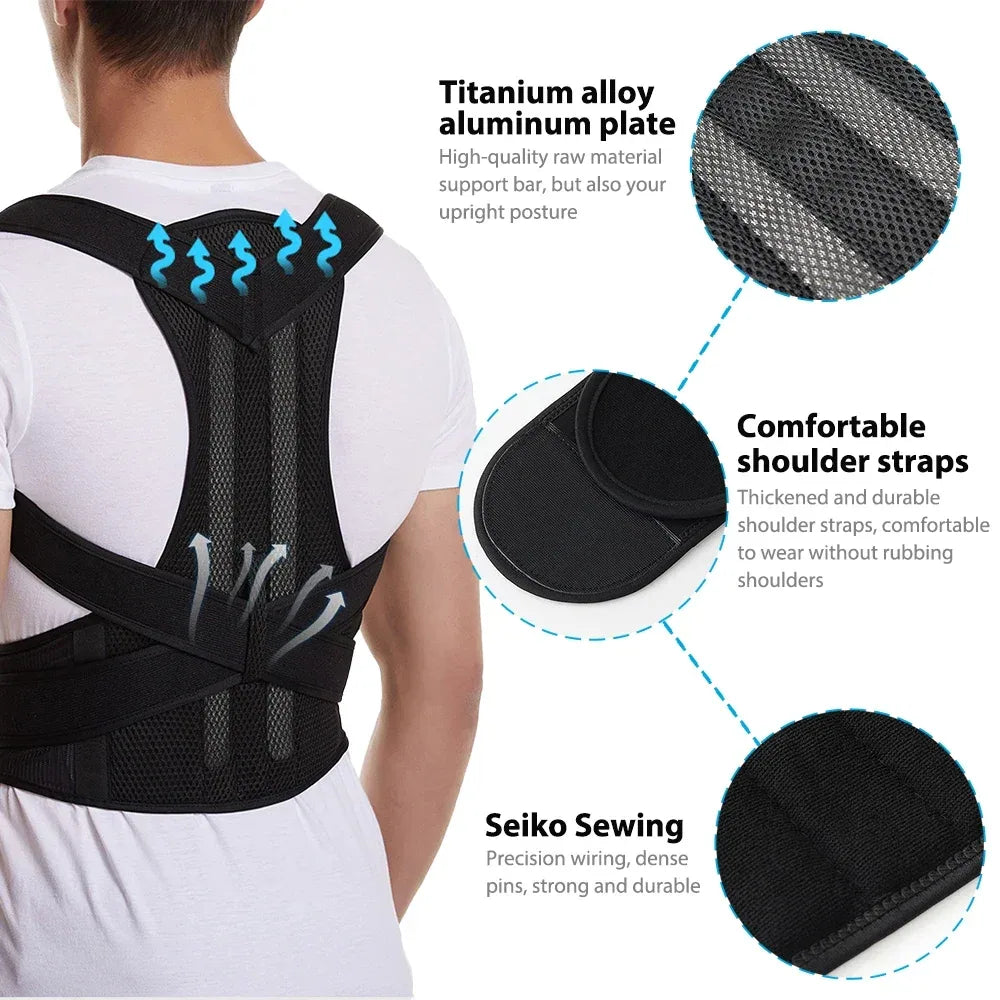 Ceinture de Correction Posturale Ajustable