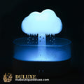 Humidificateur nuage de pluie diffusant une brume douce avec gouttes d'eau visibles