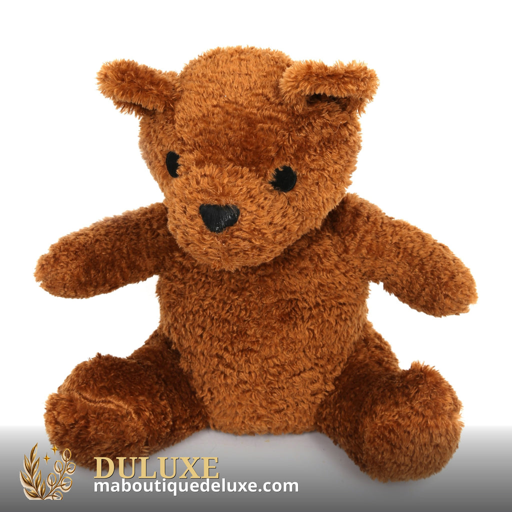Peluche lestée apaisante au pelage doux, parfaite pour se blottir