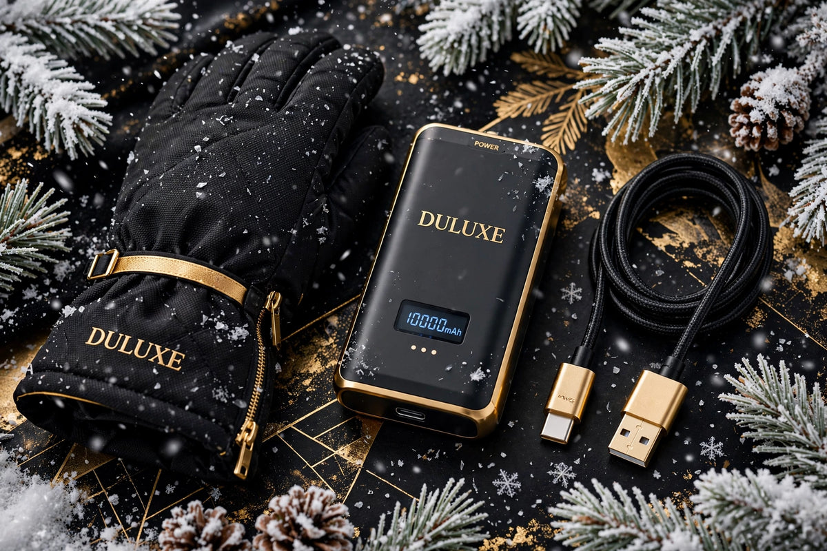 Batterie rechargeable et câble USB des gants chauffants DULUXE