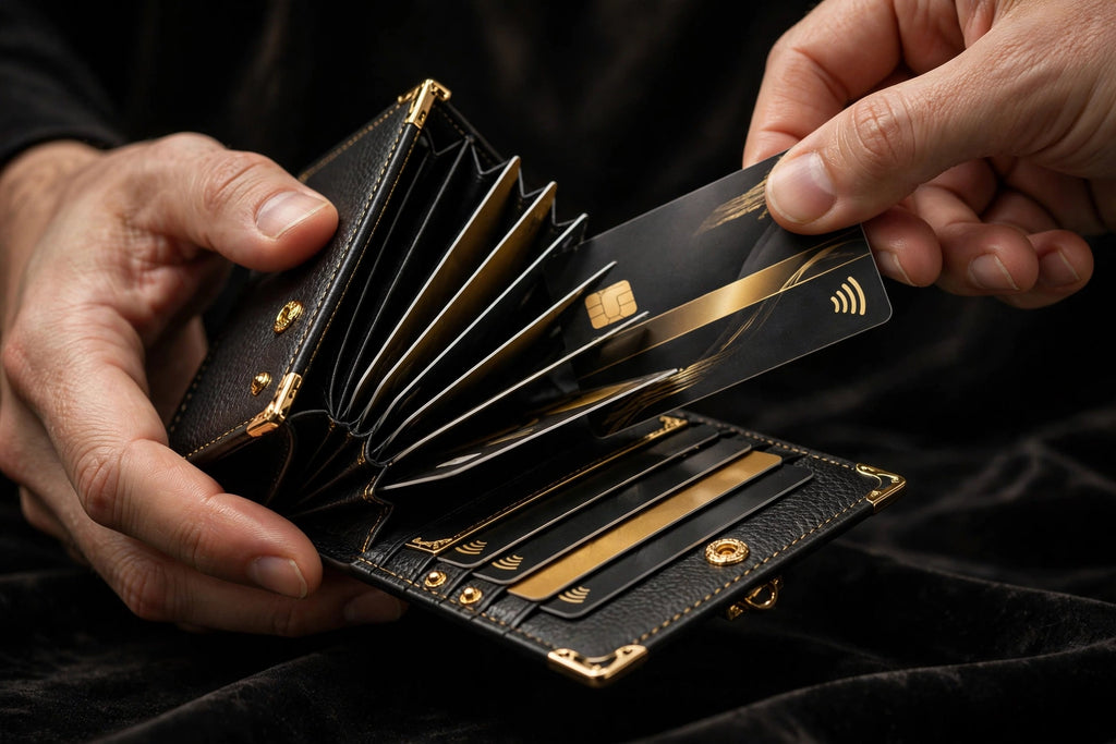 Accès rapide aux cartes avec le porte-cartes anti-RFID compact DULUXE