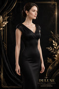 Body Gainant Sculptant DULUXE noir – silhouette galbée et lissée sous une robe élégante