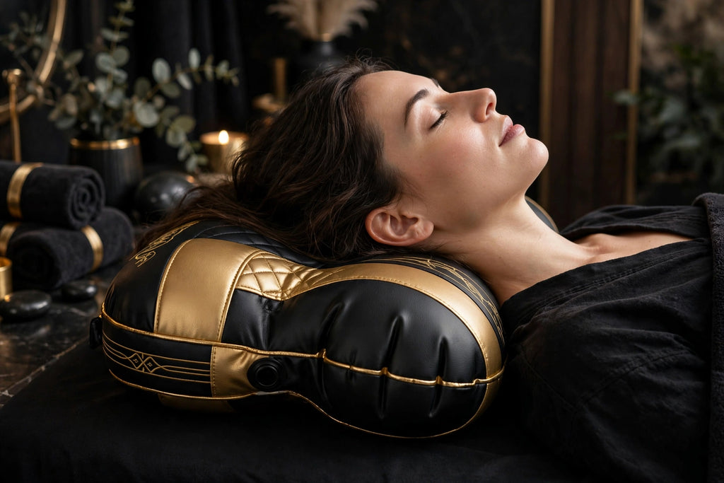 Coussin d'air du modèle Airbag DULUXE – soutien doux de la nuque