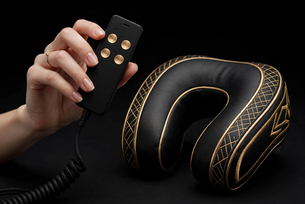 Télécommande filaire du Coussin de Massage DULUXE – modèle Airbag Amélioré