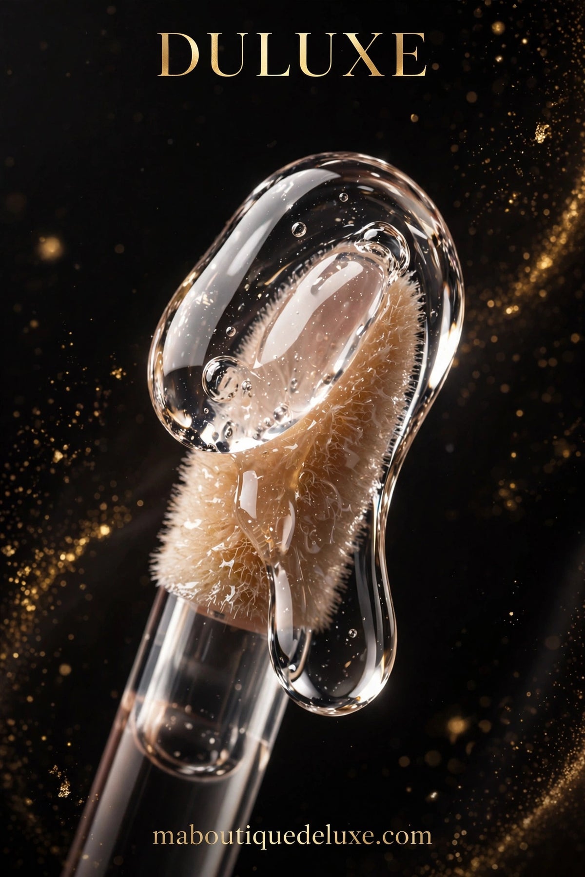 Gloss Lèvres Hydratant Effet Miroir — gros plan détail, texture et finition