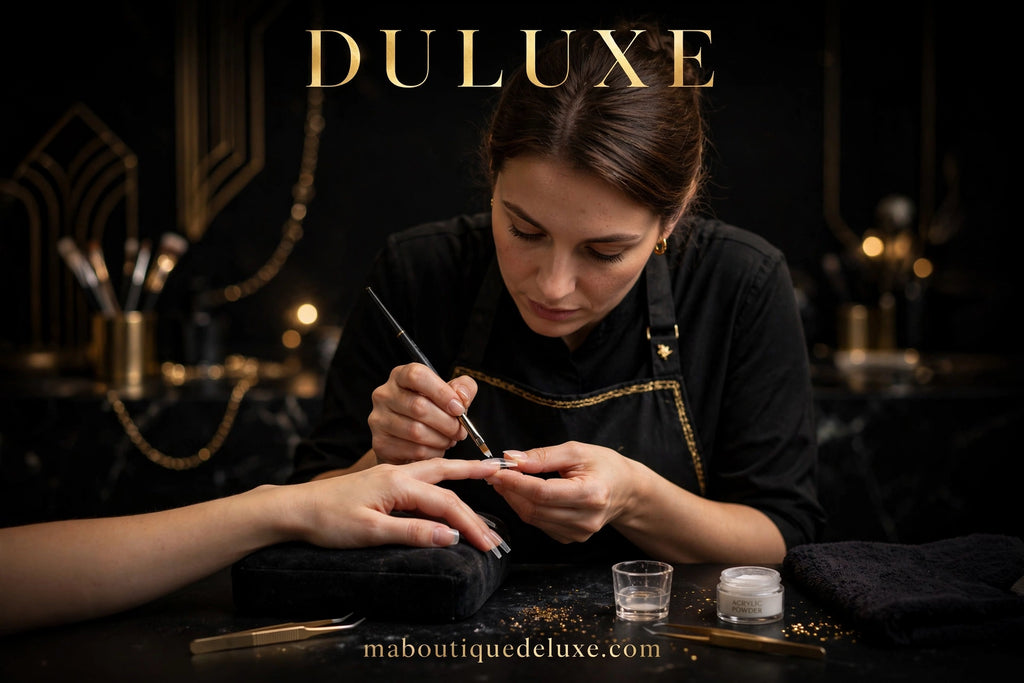 Set de 3 Pinceaux Acryliques Professionnels — en situation d'usage, sculpture acrylique