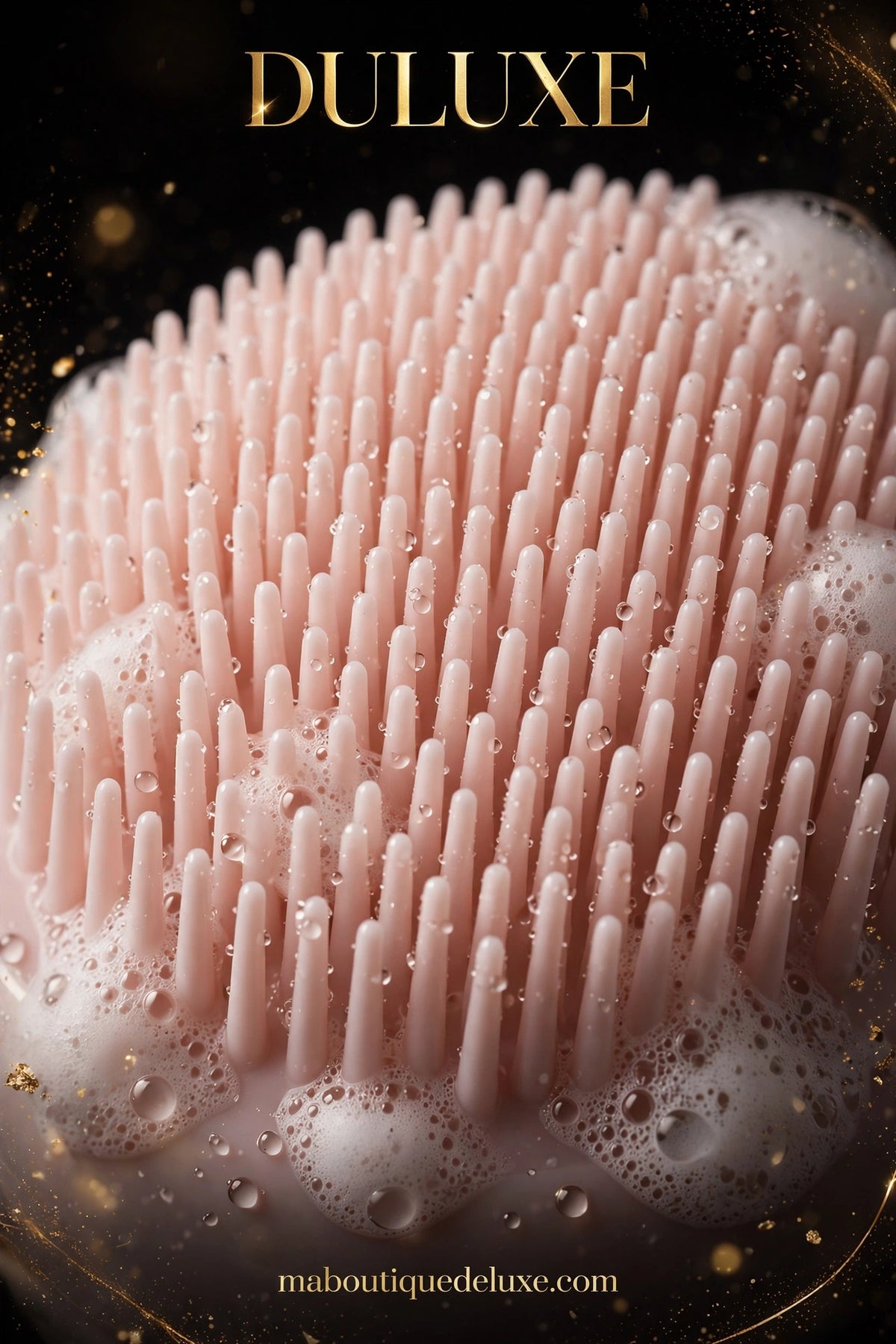 Brosse Nettoyante Visage Silicone — gros plan détail, texture et finition