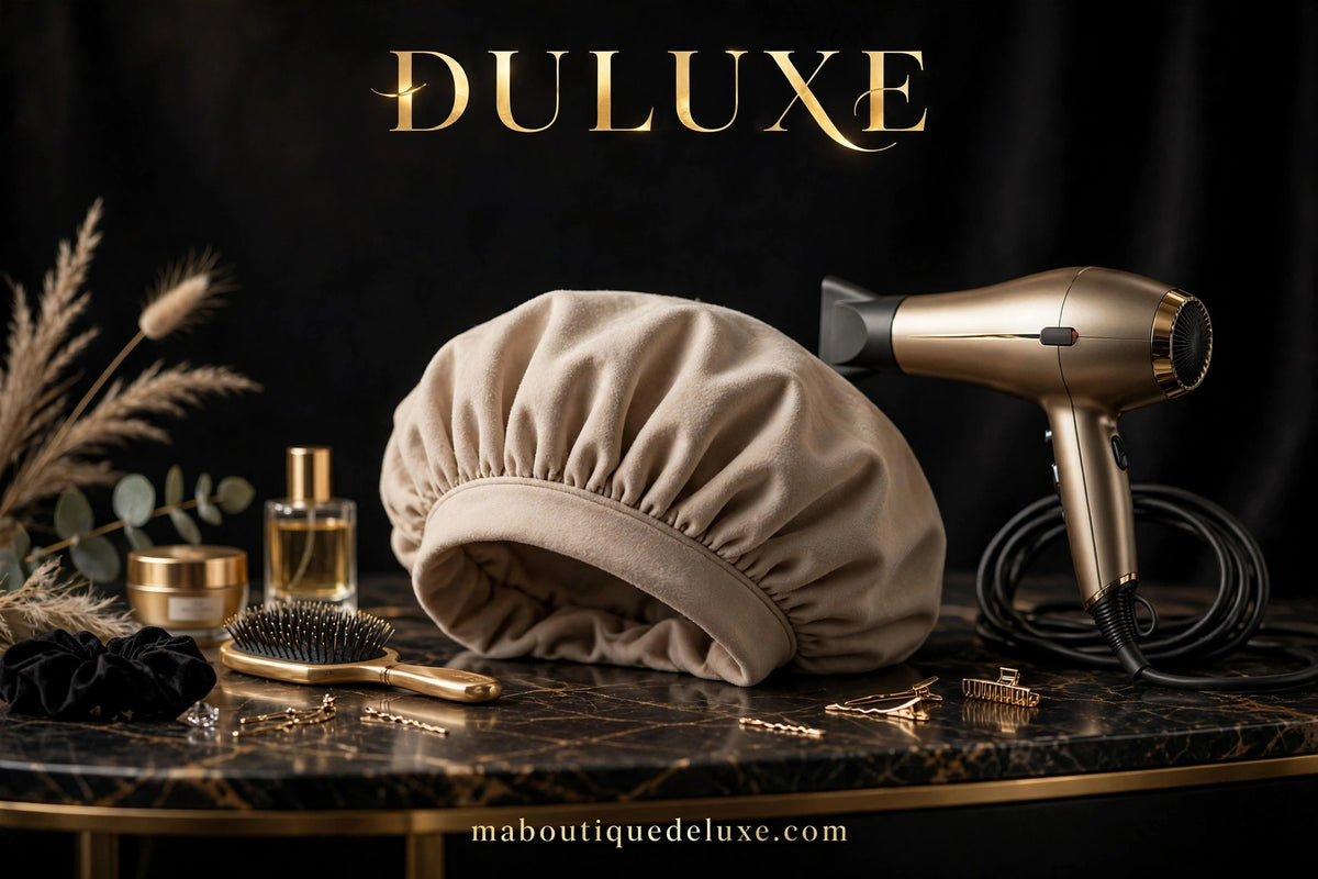 Bonnet Diffuseur Séchage — ambiance salon de beauté élégant