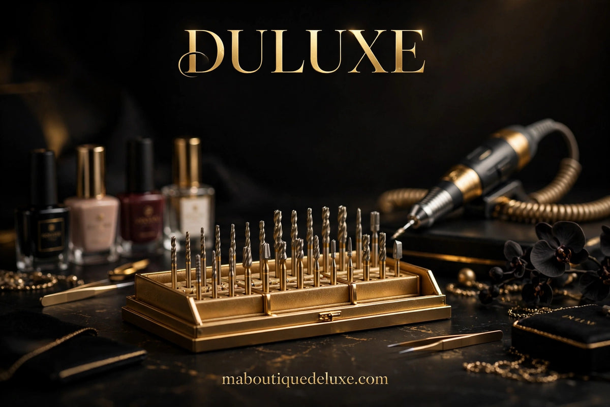 Embouts de Perceuse en Carbure MagiBling — ambiance salon de beauté élégant