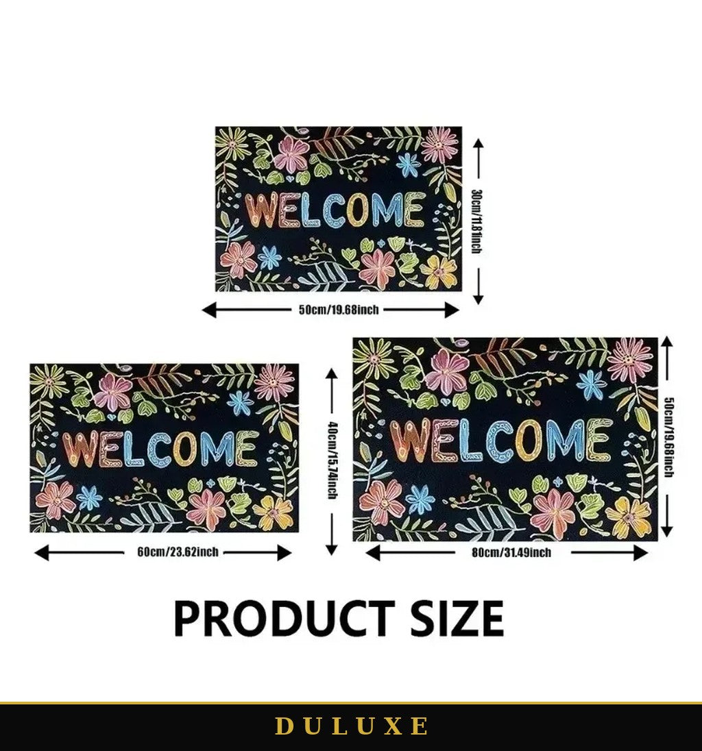 Guide des tailles du tapis de porte DULUXE : trois formats au choix pour votre entrée