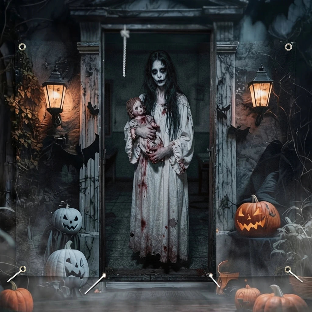 Bannière Halloween - Transformez votre porte! - vue principale