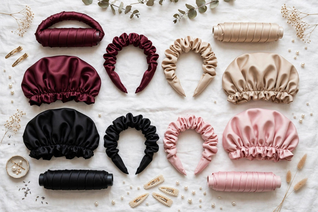 Le kit existe en bordeaux, beige, noir et rose poudré