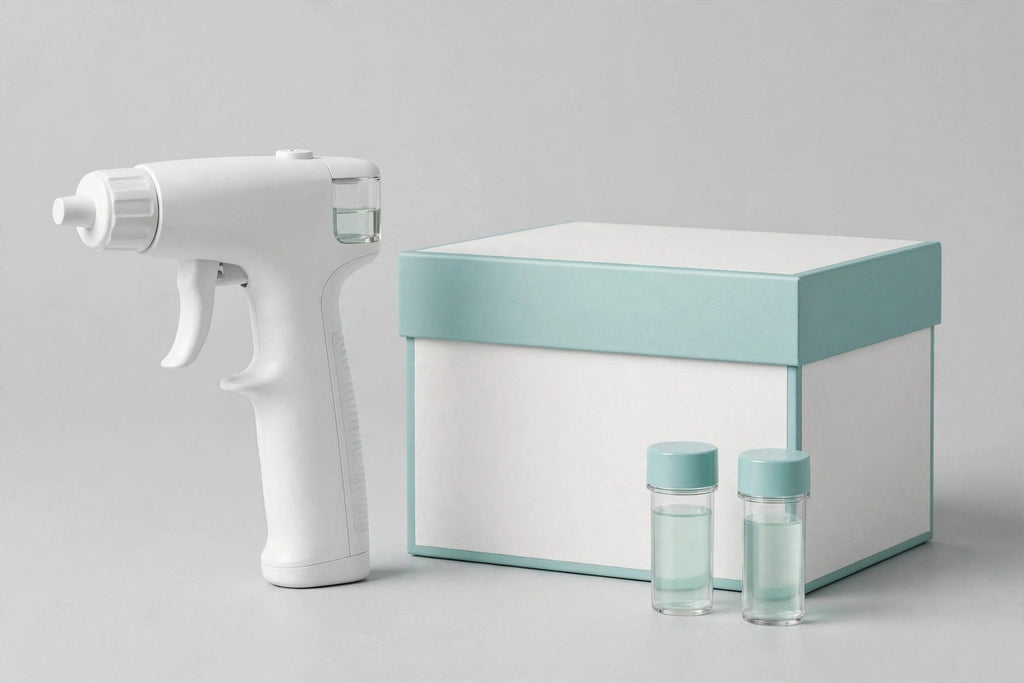 Kit complet pistolet anti-odeurs avec coffret et recharges