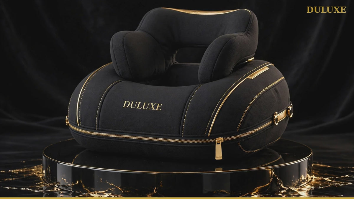 Démonstration longue DULUXE – oreiller de voyage à maintien de tête, dormez partout comme en première classe