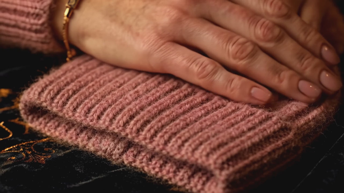 Vidéo en français : démonstration de la douceur de la maille et de l'enfilage facile de l'ensemble d'hiver enfant DULUXE