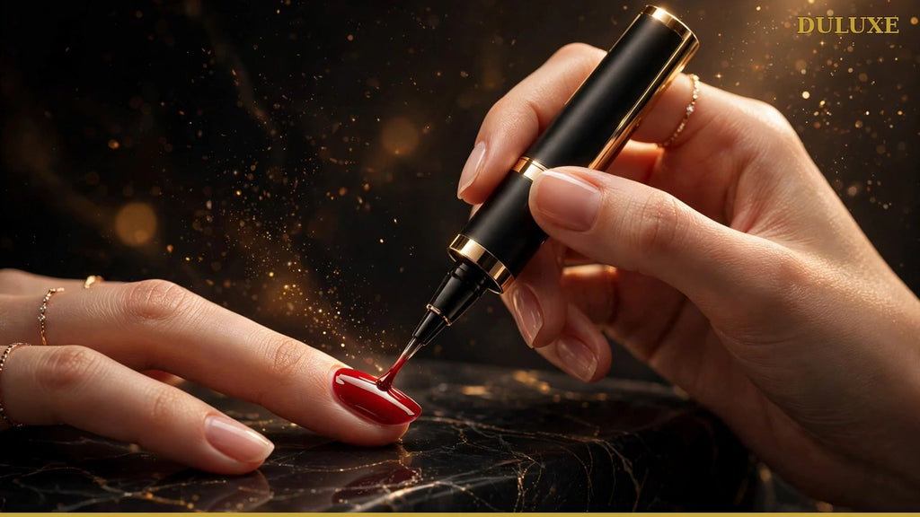 Démonstration longue DULUXE – le stylo vernis s'applique en un seul trait