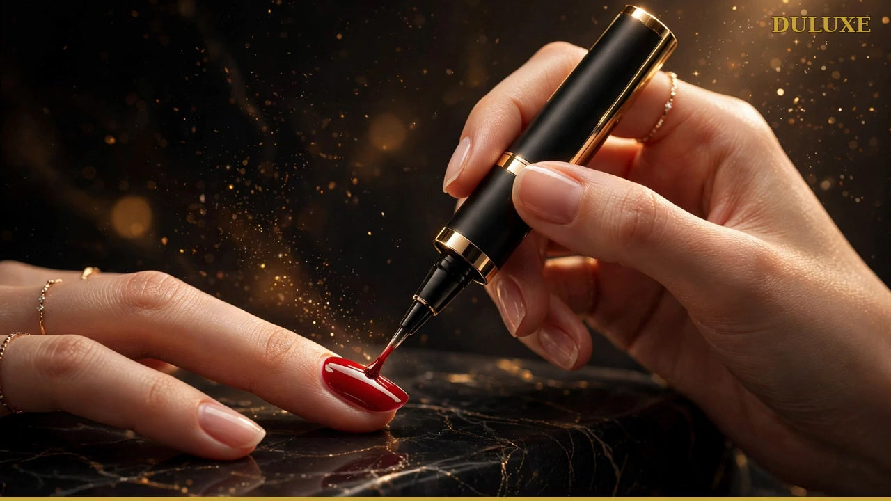 Démonstration longue DULUXE – le stylo vernis s'applique en un seul trait