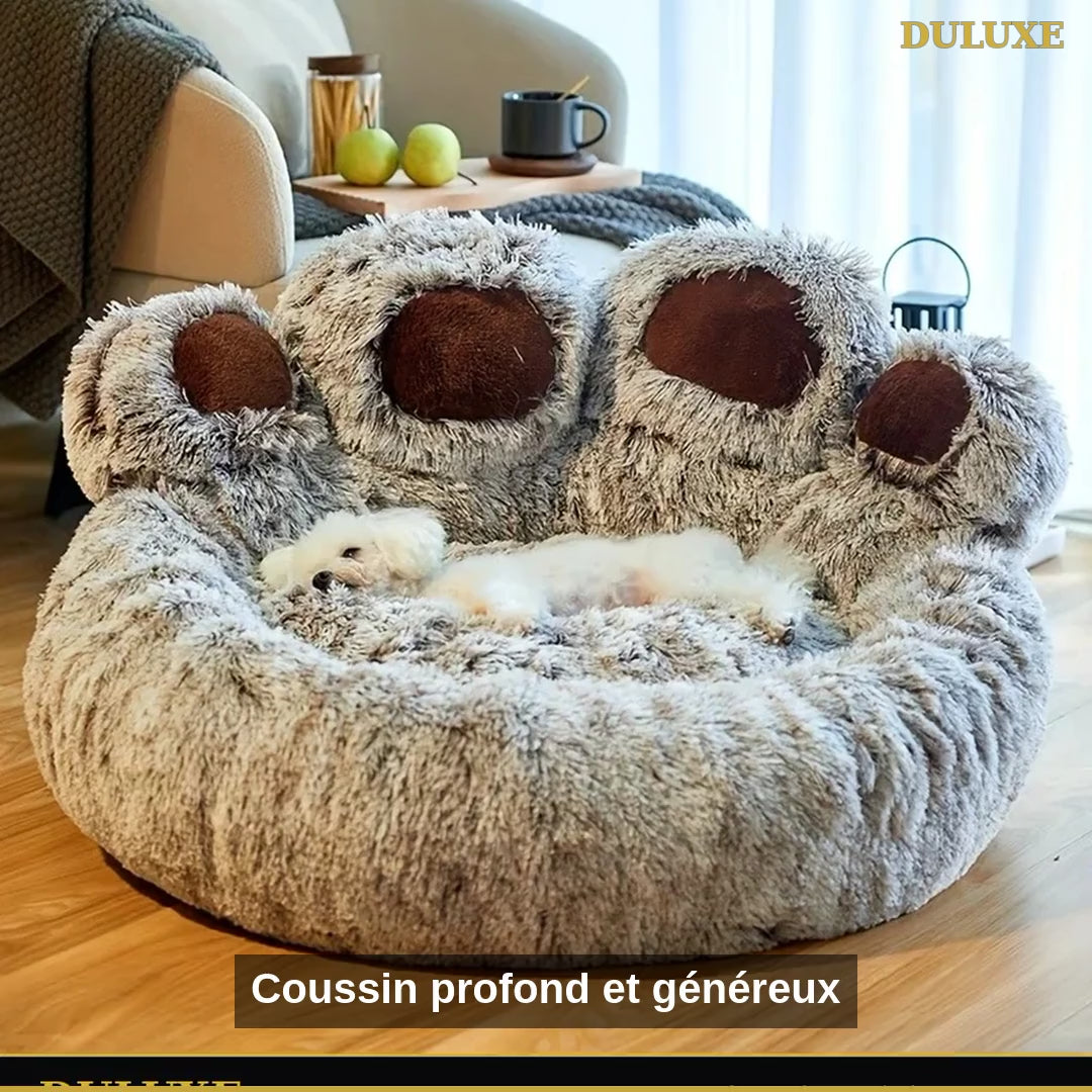 Vidéo démo du canapé-lit patte d'ours DULUXE : confort et tailles disponibles, en français